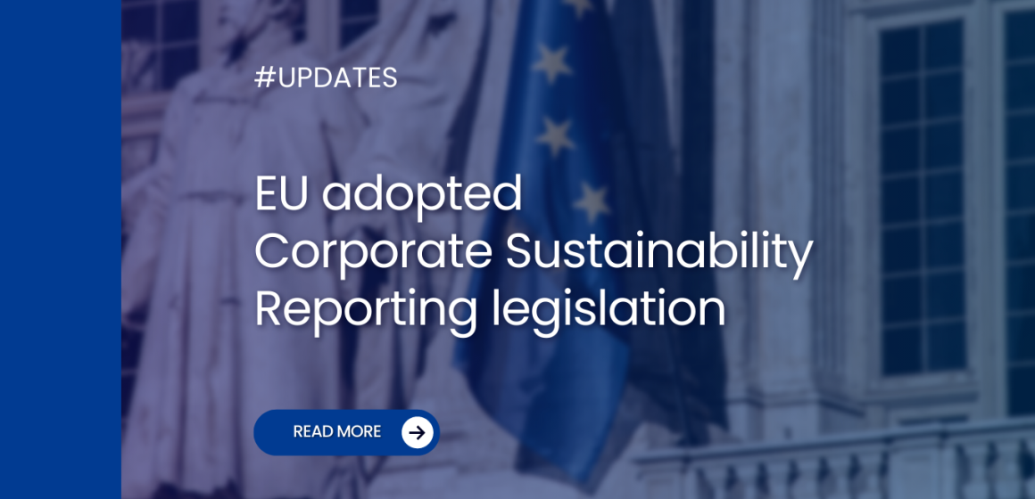 EU adopted Corporate Sustainability Reporting legislation