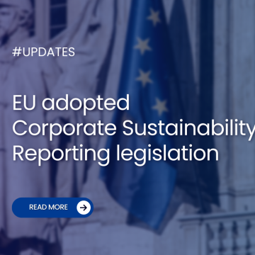 EU adopted Corporate Sustainability Reporting legislation