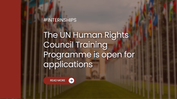 The UN Human Rights Council Training Programme is open for applications