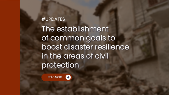 The establishment of common goals to boost disaster resilience in the areas of civil protection