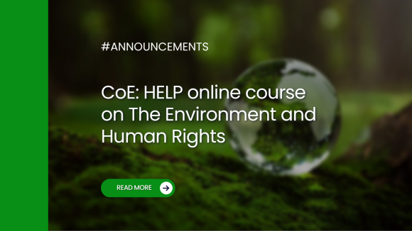 HELP online course on The Environment and Human Rights