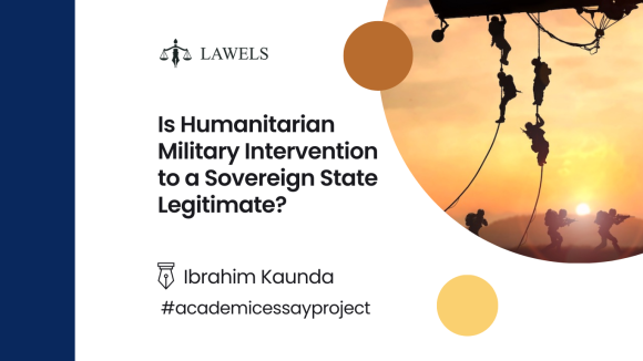 Is humanitarian military intervention in a sovereign state legitimate?