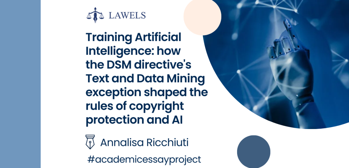 Training artificial intelligence: how the DSM directive’s Text and Data Mining exception shaped the rules of AI Training and possible future outcomes